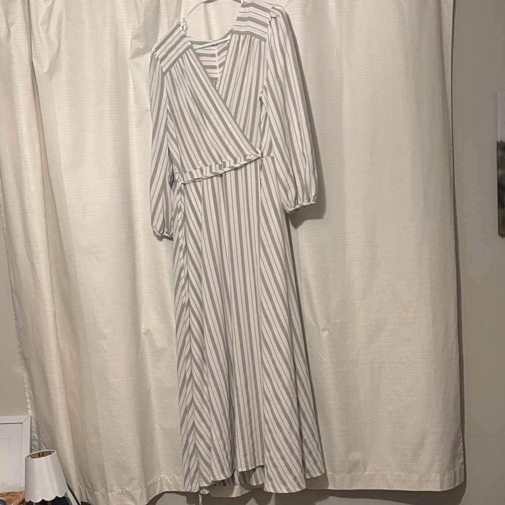 Calvin Klein Maxi Wrap dress